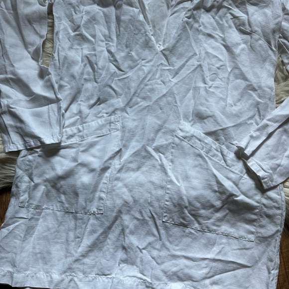 REFORMATION Caftan Shift Dress In White - Picture 5 of 7